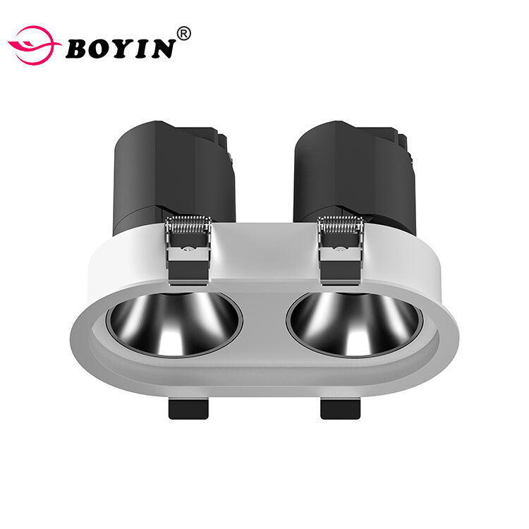 LED wall washer downlight spotlight 2 ulo maaaring i-rotate downlight