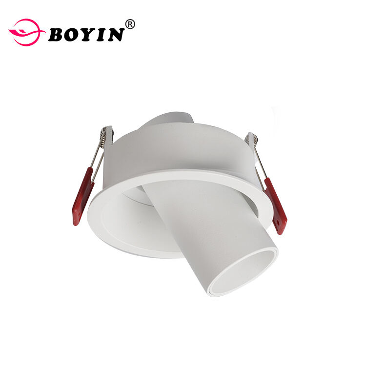 Modern Double Anti Glare Office Hotel Aluminum tube adjustable Ceiling Recessed COB Led Spot Light