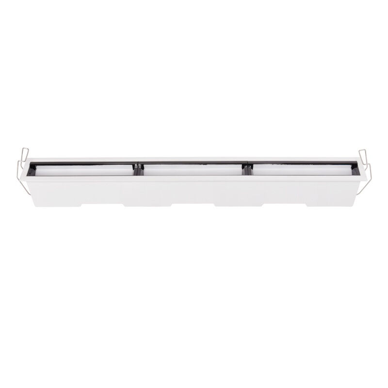 Aluminum Ceiling Recessed Opisina Koridor Polarized Led Linear liwanag LED Grille liwanag 5*2W/10*2W/15*2W linear downlight BG-5205 BG-5210 BG-5215