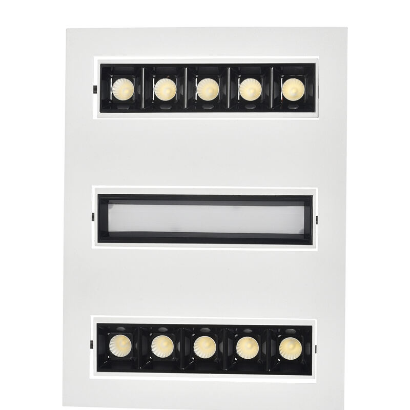 Na-attach sa ibabaw na maayos ang anggulo LED grille liwanag malalim na anti-glare grille downlight BG-5320 BG-5330