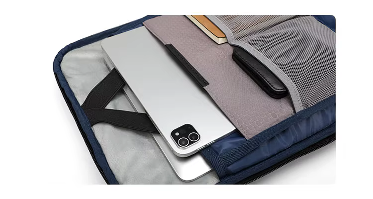 Custom logo Polyester Microfiber 25 Liter Volume Fit 16 Inch Laptop Expandable Multifunctional Men Travel Bagpack details