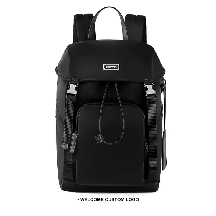 Kwaliteitsgarantie van Guangzhou-merk met aangepast logo, waterdichte nylon rugzak voor vrouwen