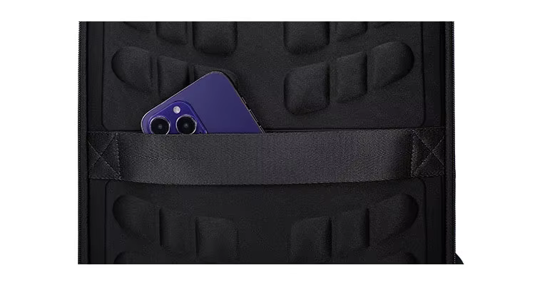 Custom logo Waterproof 1680d Polyester 18 Liter Volume Fit 16 Inch Laptop Office Commuting Usb Back Pack for Men manufacture