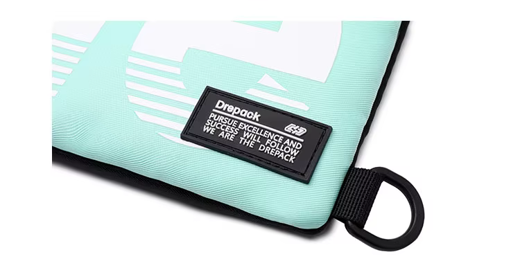 Custom logo polyester fabric trendy flat design urban streetwear fashion unisex crossbody bag manufacture
