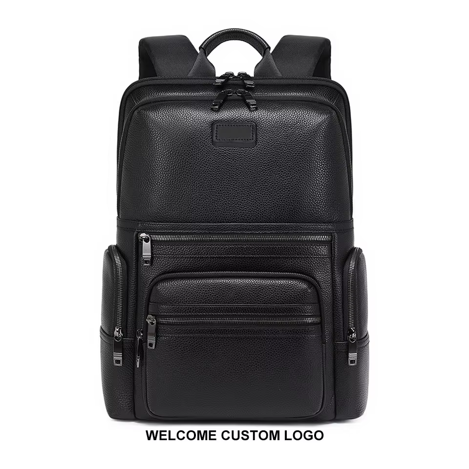 Custom logo Cuero De Vaca 18 Liter Volume Fit 16 Inch Porta Laptop Usb Charging Fabrica Guangzhou Mochilas De Hombre manufacture