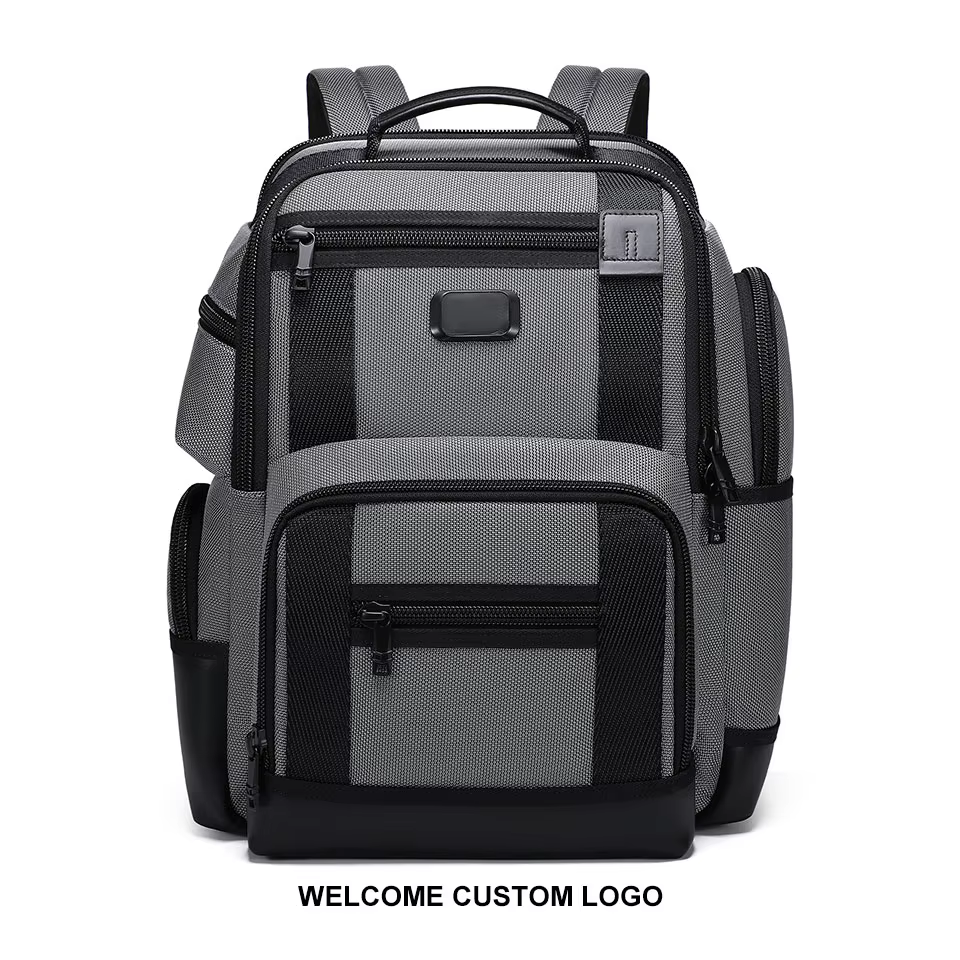 Custom logo Ballistic Nylon 25 Liter Volume Fit 16 Inch Laptop Multifunctional Designer Travel Backpack for Men details