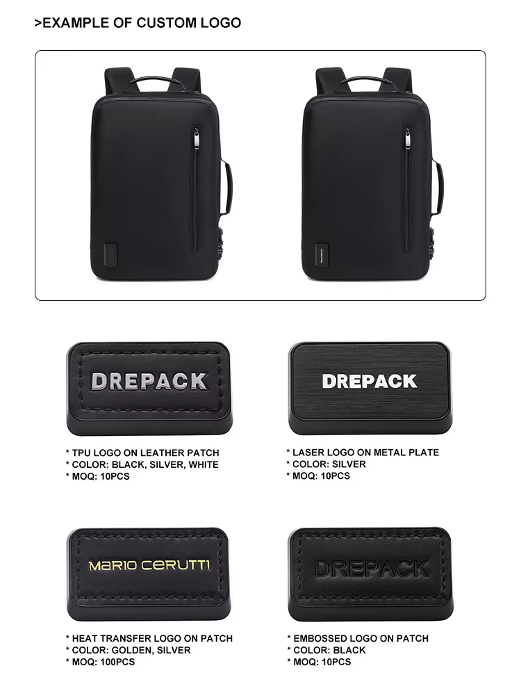 Guangzhou Manufacturer Ready Ship Blank logo Stocks 16.5 Inches Water Proof Laptop Bag Travel Back Pack manufacture