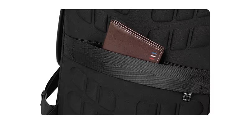 Custom logo Microfiber Leather 20 Liter Volume Fit 16 Inch Laptop Expandable Design Viaje Laptop Mochilas Para Hombre factory