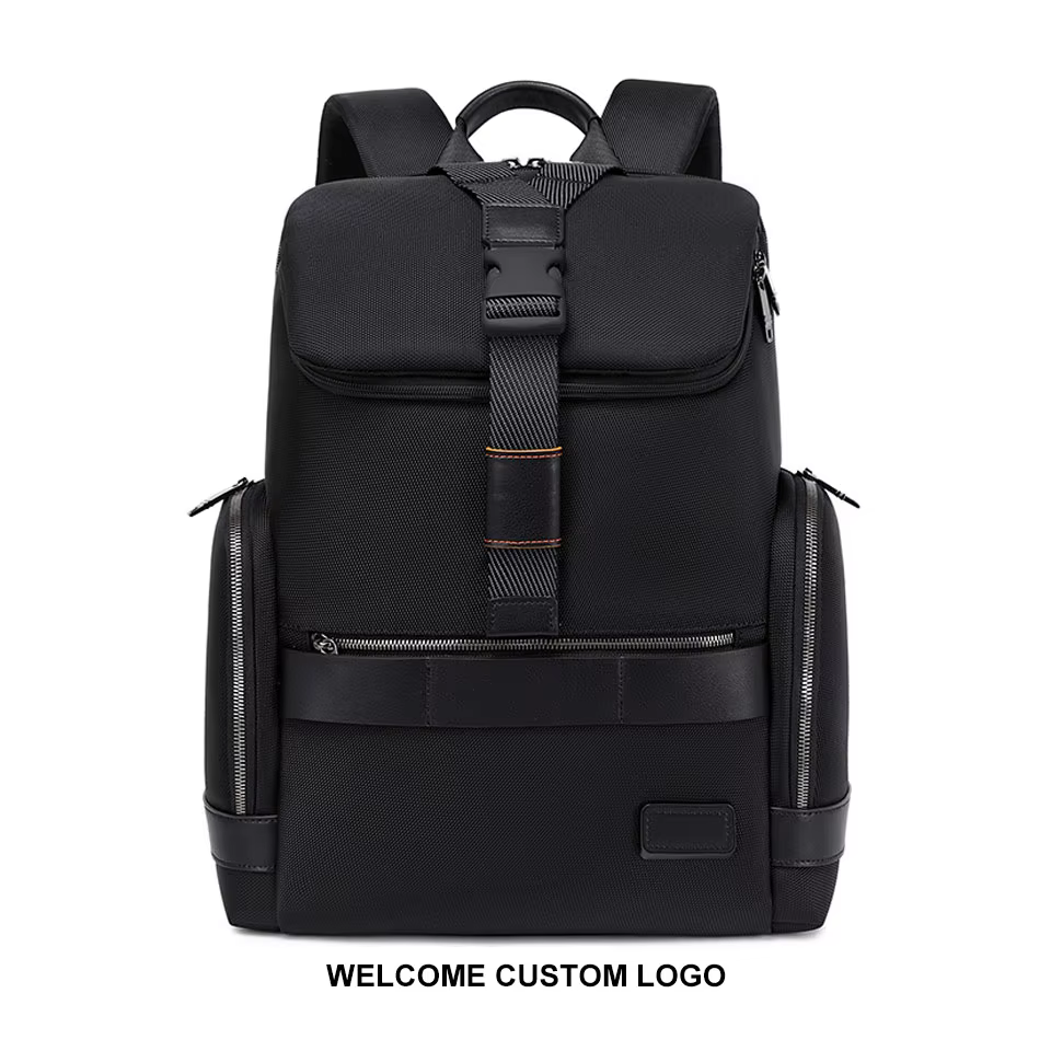 Custom Logo 18L Volume Fit 16 Inch Laptop Usb Cable Wrinkle Resistant Nylon High Quality Travel Laptop Backpack for Men factory