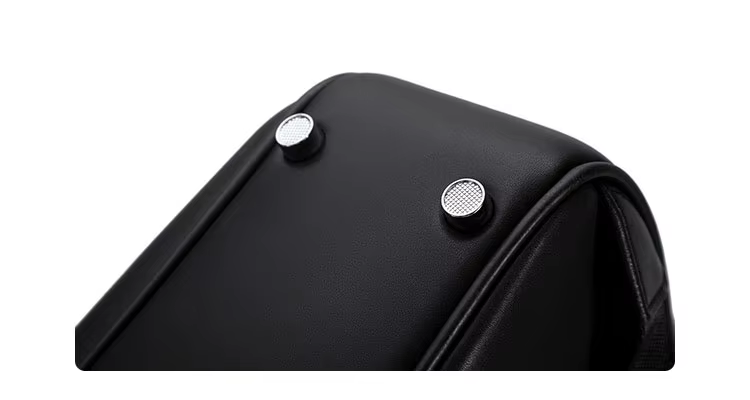 Custom Logo 15L Volume Fit 15 Inches Laptop Fully Water Repellent Microfiber Leather Luxury Leather Backpack for Men supplier