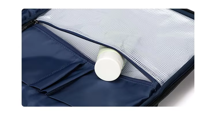 Custom logo Polyester Microfiber 25 Liter Volume Fit 16 Inch Laptop Expandable Multifunctional Men Travel Bagpack supplier