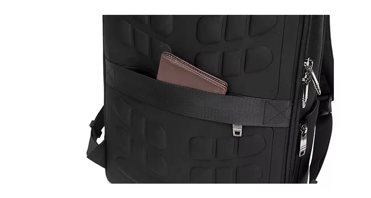 Custom logo Microfiber Leather 18 Liter Volume Fit 16 Inch Laptop Hot Selling Usb Charging Office Backpack for Men supplier