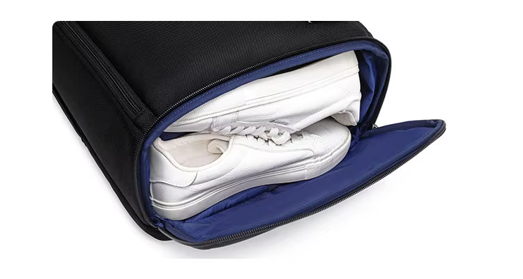 Custom logo Waterproof 1680d Polyester 20 Liter Volume Fit 16 Inch Laptop Shoes Compartment Backpack for Travel details