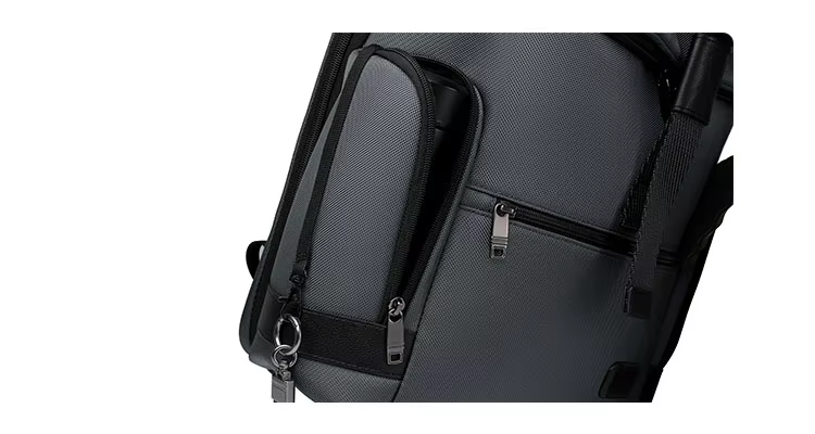 Custom Logo 18L Volume Fit 16 Inches Laptop Usb Cable Water Repellent Polyester Designer Laptop Back Pack details