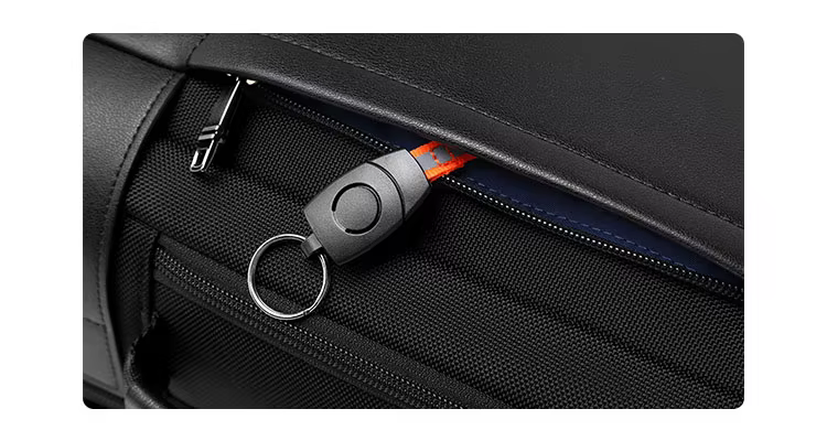 Custom logo Microfiber Leather 20 Liter Volume Fit 16 Inch Laptop Expandable Design Viaje Laptop Mochilas Para Hombre details