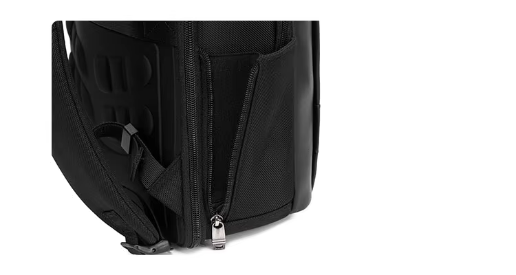 Custom logo Microfiber Leather 18 Liter Volume Fit 16 Inch Laptop Hot Selling Usb Charging Office Backpack for Men details