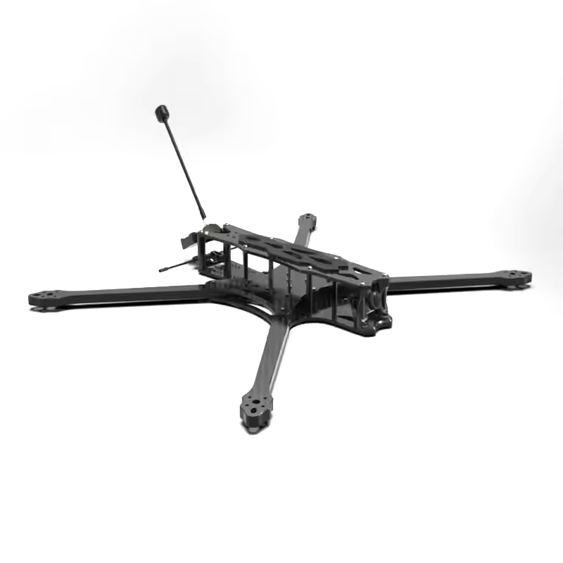 Foxeer Aura Split 13-Inch Carbon Fiber FPV Drone Frame 16-Min Flight Time, Heavy-Duty Quadcopter Frame for Aerial Performance
