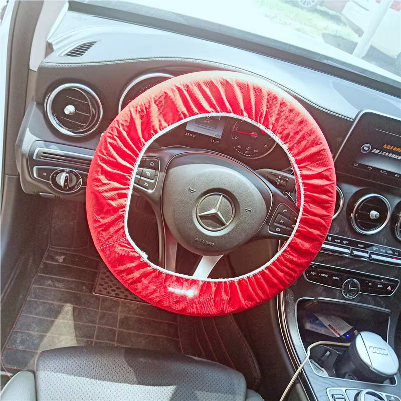 Non-woven Dust Car Wheel Cover Hubcaps Cover supplier