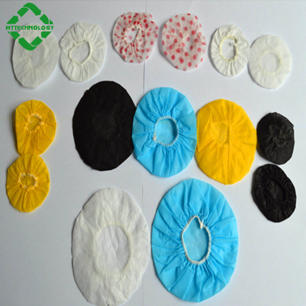 위생 강화를 위한 고품질 컬러 일회용 헤드폰 커버