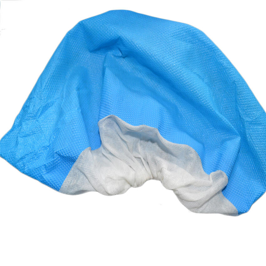 파란색 미끄럼 방지 점선 솔 신발 커버 – 매 걸음마다 프리미엄 보호