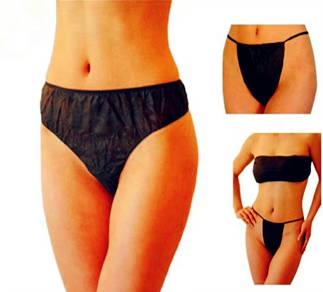 Massage Spa Disposable Thong Panties Underwear Fluorscopy Underpants factory