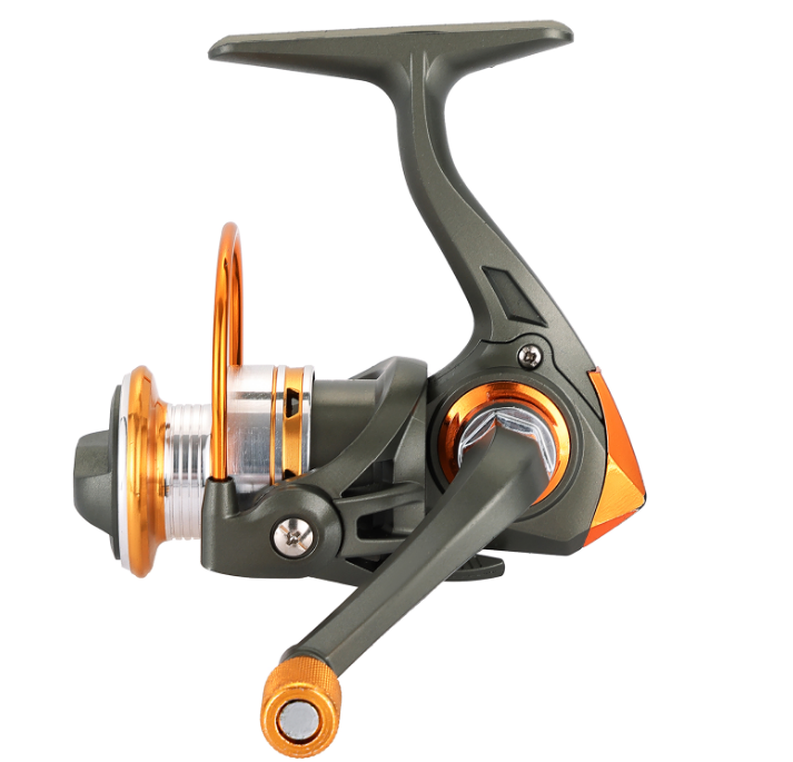 What are the advantages of using an inline ice fishing reel over a spinning reel for jigging through the ice?
