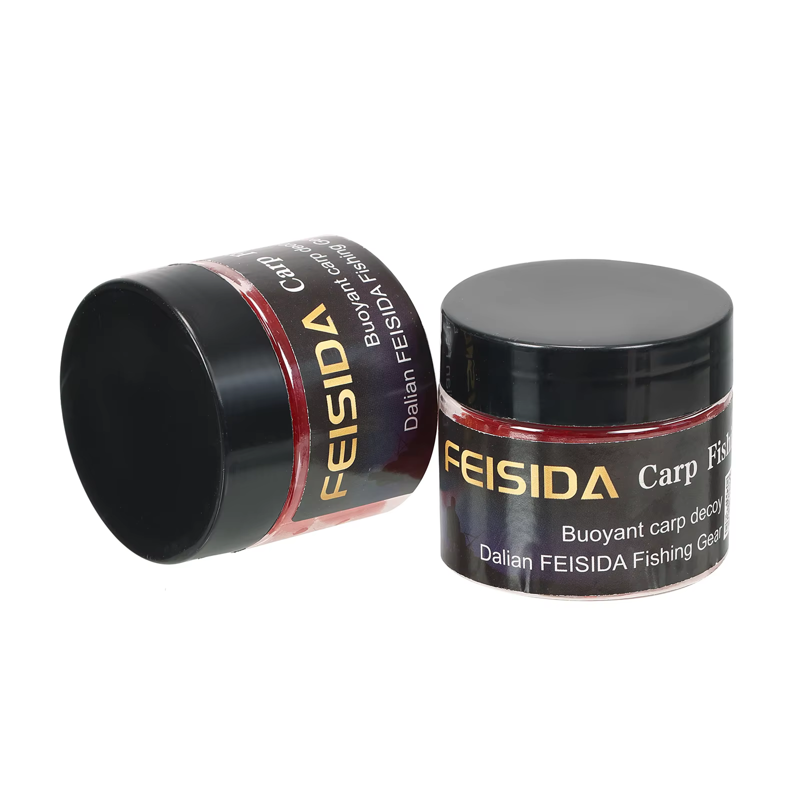 FEISIDA Artificial Corn Pop-Up Soft Bait for Carp Fishing | PVC Material | Unprinted | Freshwater & Bottom Fishing  | RED details