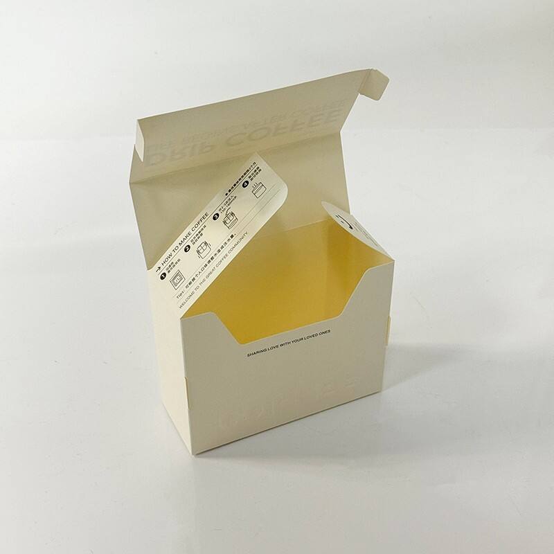 Custom Energy Drink Folding Carton Coffee Sachet Outer Packaging Box