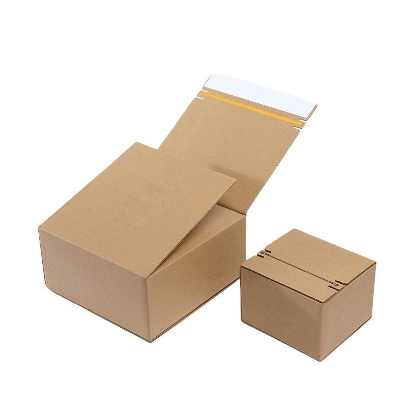 Wholesale Custom Print Logo Corrugated Zipper Packaging Gift Box Tear Off Strip Carton Shipping Cardboard Boxes
