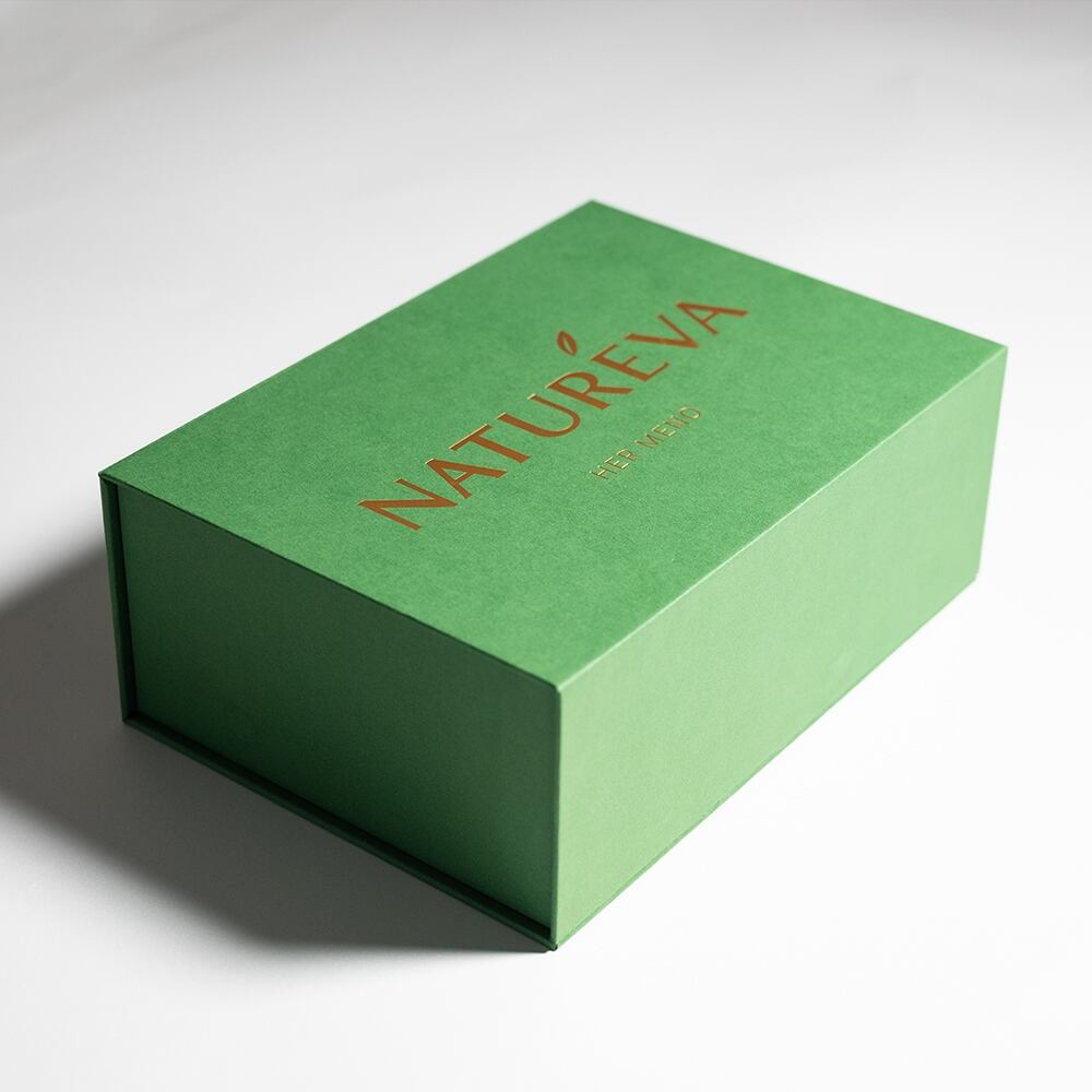 Recycled Fully Branded Custom Golden Foil Stamped logo Book Shaped E-commerce Wrapped Perfume Gift Boxes