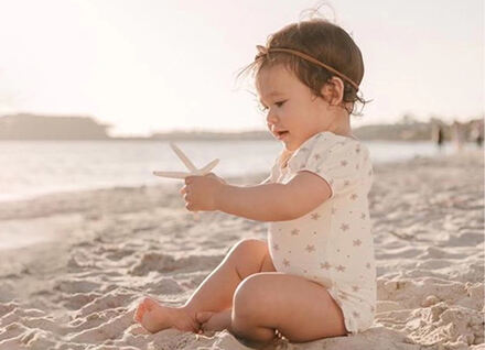 Baby girls' swimsuit