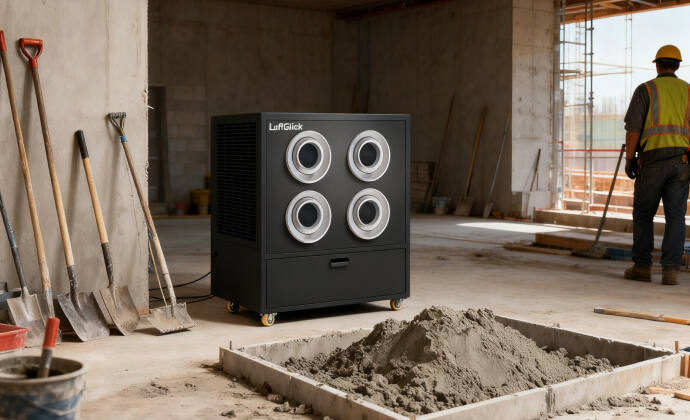 LuftGlück Dehumidifiers: Accelerating Construction Progress & Elevating Build Quality for Safer, Smarter Projects