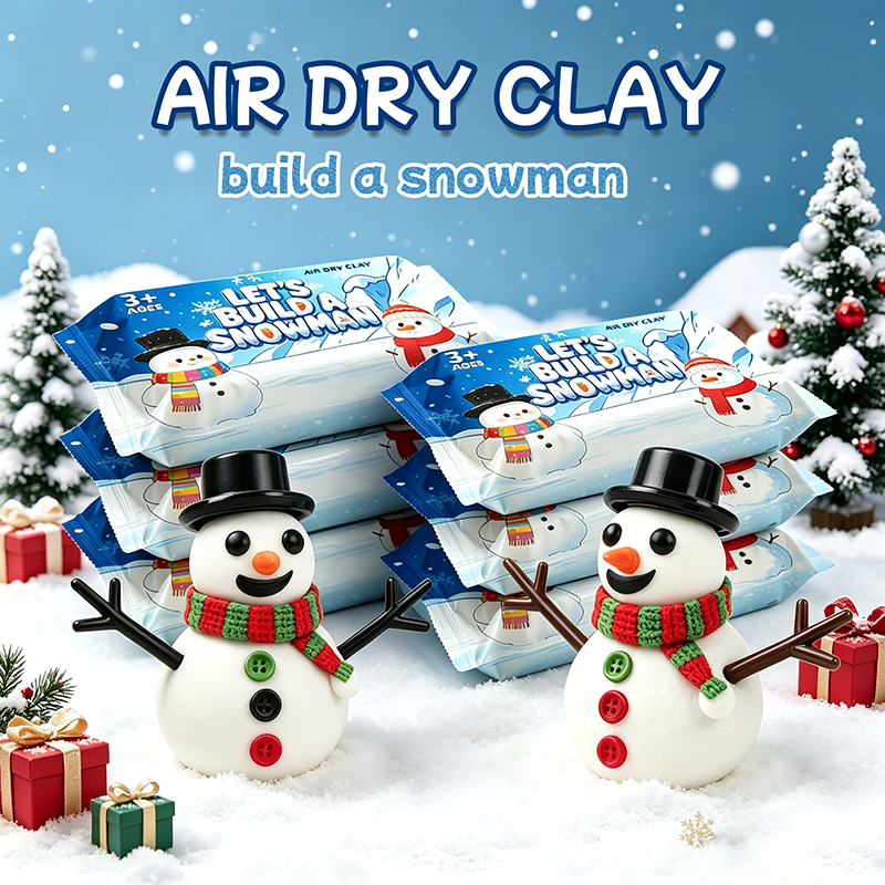 DIY Snowman Making Kit, Christmas Handicraft Art Set for Home Decoration & Gift