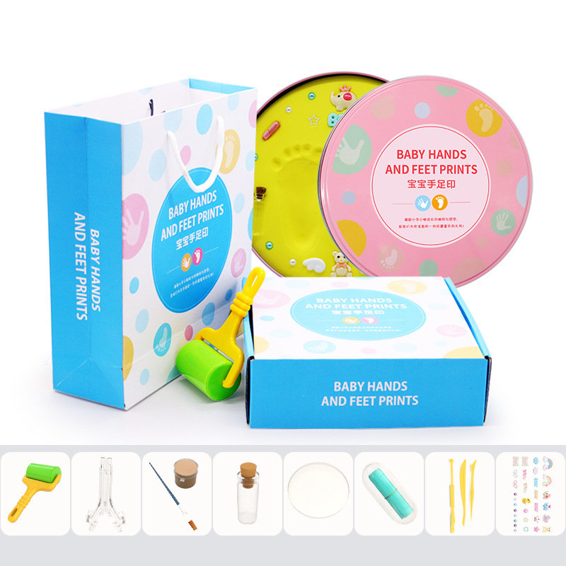 Baby Everyday Clay Kit - Newborn Handprint or Footprint Makers - Baby Handprint Impression Keepsake