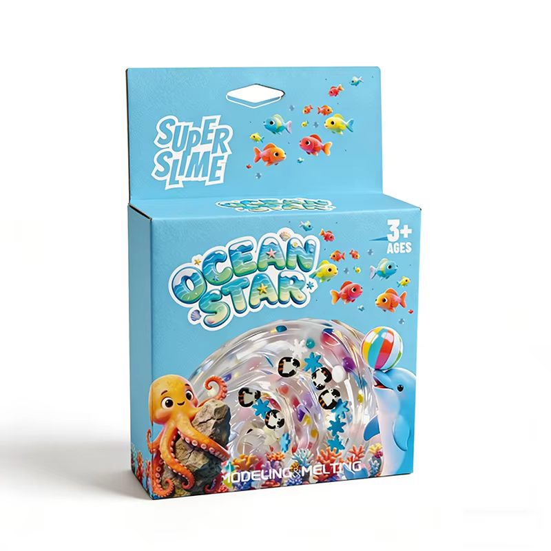 factory direct eco friendly clear slime set non toxic astm ce stretchy sensory toy diy craft kit for children oem odm bulk-3