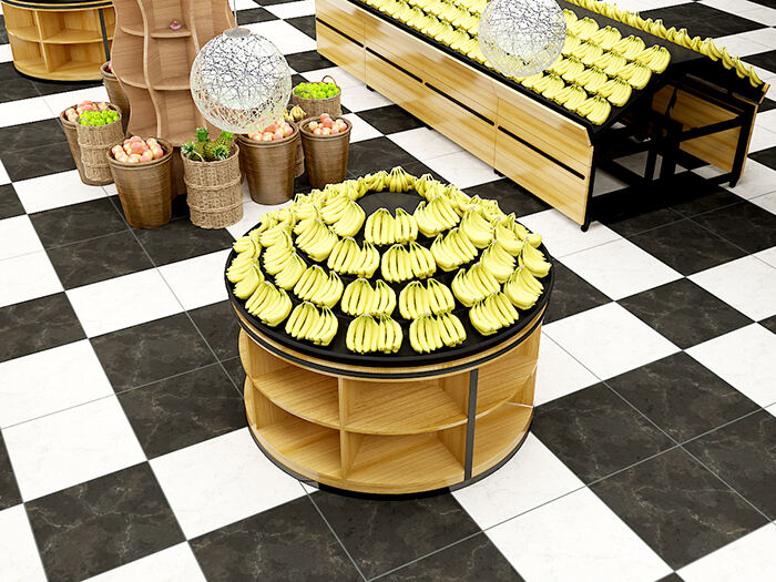 Customizable Banana Stands: Perfect for Supermarket Spaces
