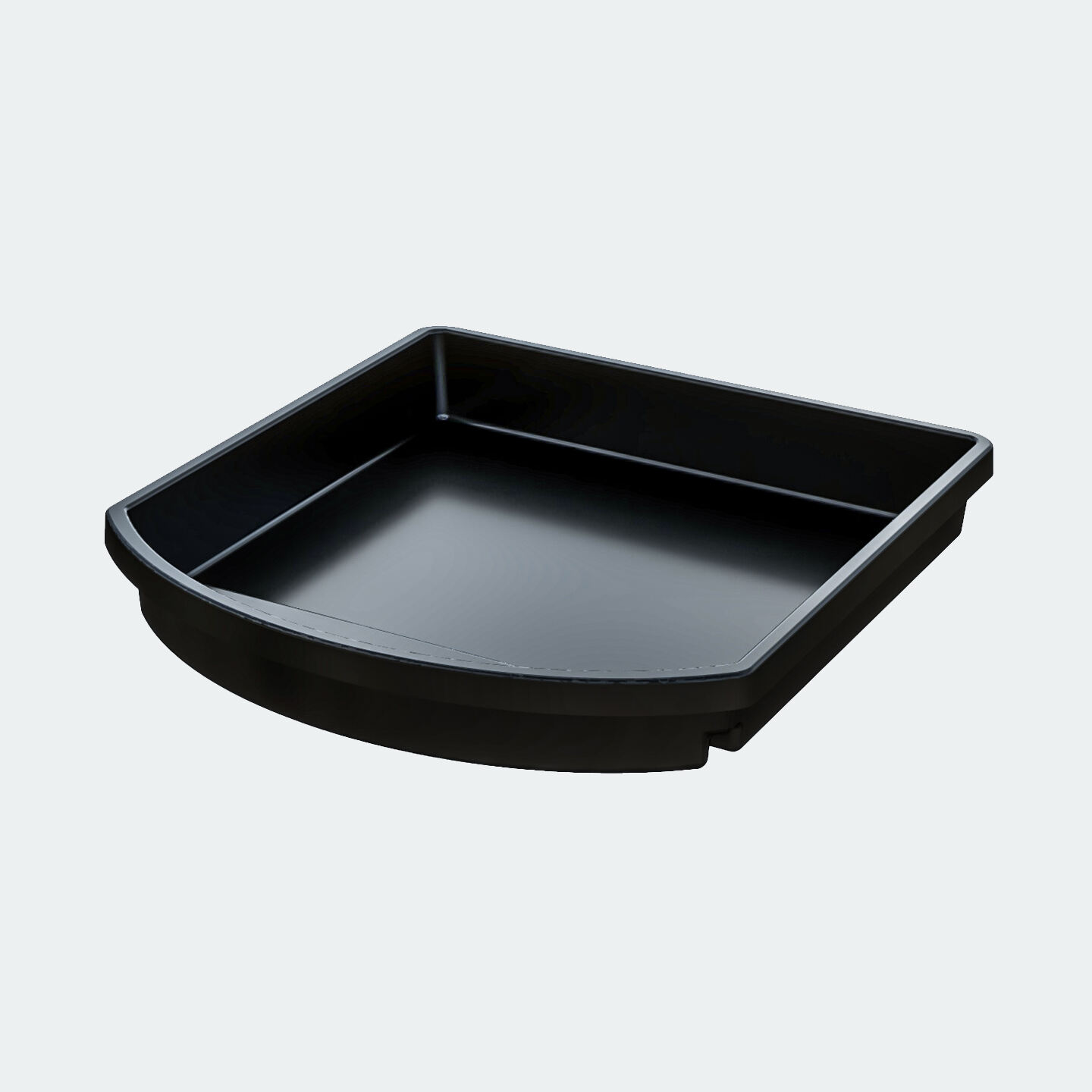 Geschwungene Schale ohne Acryl-Trennwand DL-032