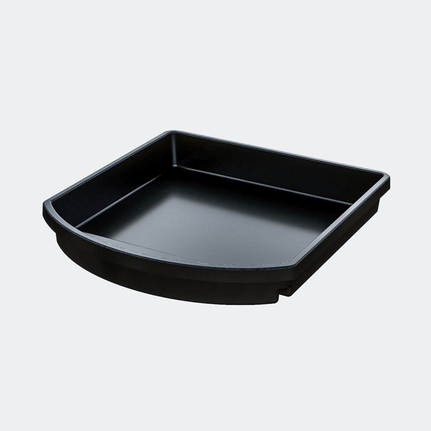 Gewölbtes Tablett ohne Acrylteiler DL-034