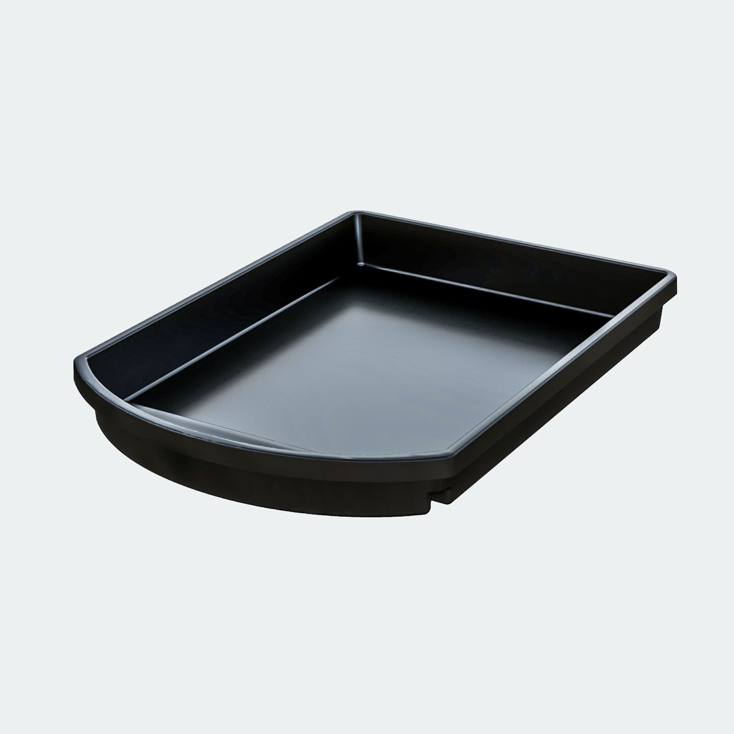 Gewölbtes Tablett ohne Acrylteiler DL-033