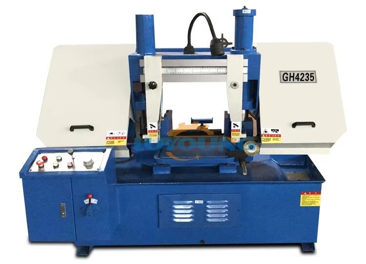 High Quality Steel Band Saw Machine GB4235 Industrial Iron Metal Cutting Band Sawing Machine details