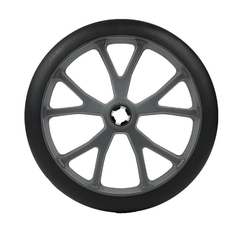 Explosion-proof shock-absorbing 4, 6, 8-inch rubber wheels – Replacement wheels for scooters, children's vehicles, and shopping carts