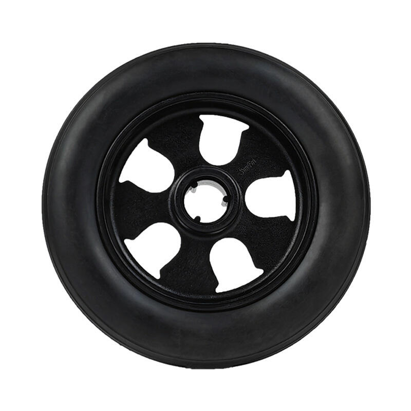 Explosion-Proof Shock-Absorbing 4- and 6-Inch Rubber Wheels for Children's Scooters, Shock Reduction King