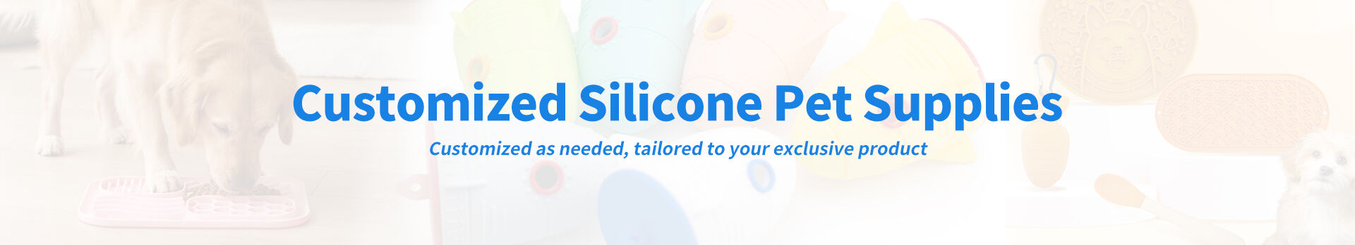 Silicone pet supplies