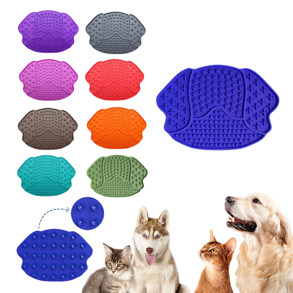 Dog Slow Food Bowl Pet Licking Mat & Silicone Toy for Puppy Cat Feeders Premium Quality Pet Bowls & Food Plate