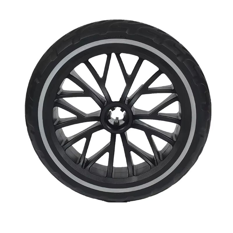 Explosion-proof Shock-absorbing Rubber Tires 7-inch Roller Skate Scooter Children's Cart Shopping Cart Wheels