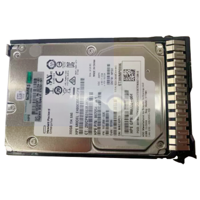 HPE 300GB SAS 12G Ettevõtluslik 15K VKK (2,5 tuum) SC 3-aastane tagatis Digitally Signed Firmware KKT