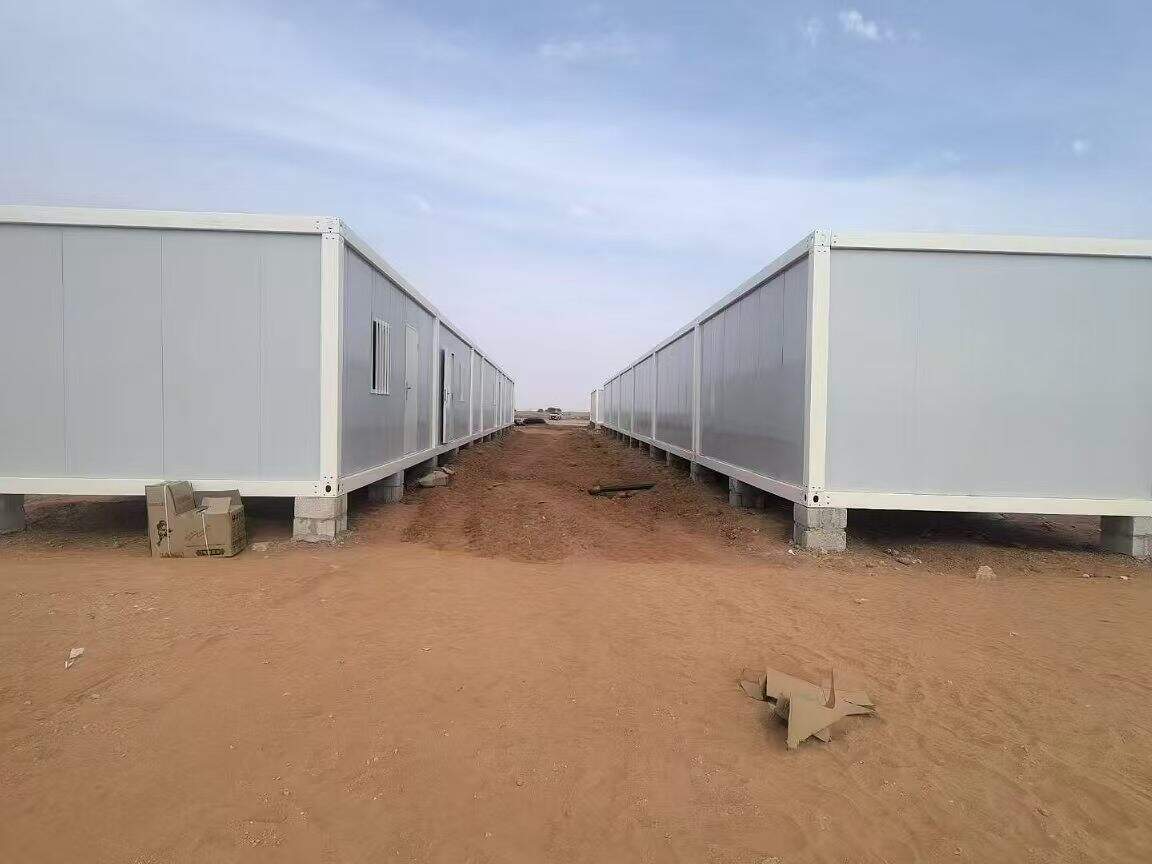 60 Sets Flat Pack Container Houses for Worker Camp in Canada | Xinouda Modular Building Project