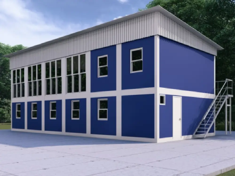 Zweigeschossiges Büro-Container-Haus für kanadisches Energieunternehmen