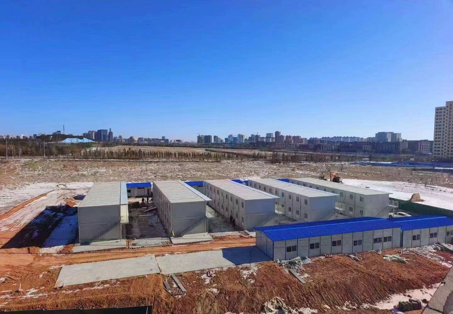 200 Sets Fast Assembly Container Houses for Workers’ Dormitory in Russia