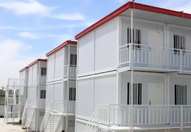 2000 sets snelmonteerbare containerhuizen geëxporteerd naar Nigeria – Een drie verdiepingen tellend slaapverblijfproject voor werknemers door XINOUDA Steel Structure